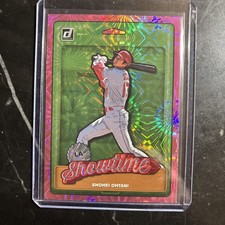 2019 Panini Donruss - Nicknames Shohei Ohtani #N6 Pink Firework