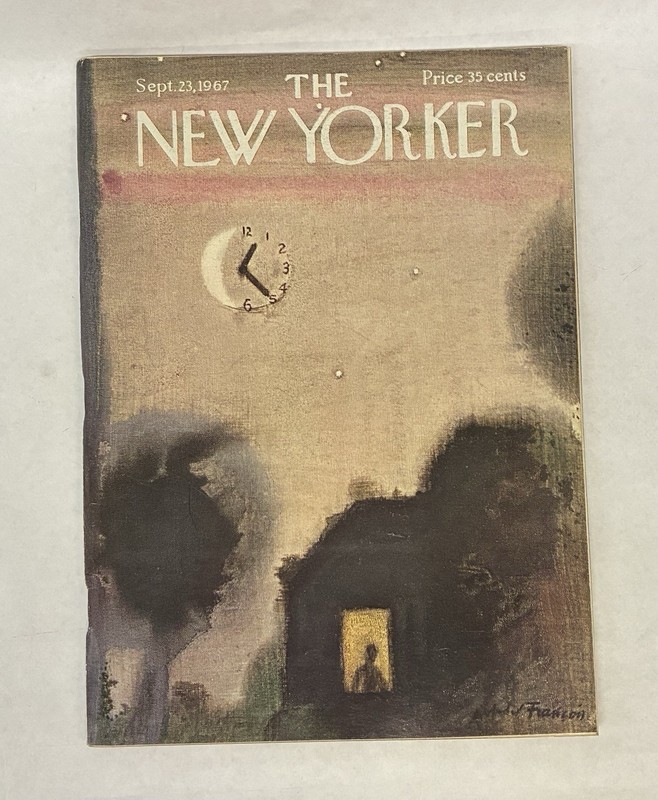 The New Yorker Full Magazine September 23 1967 Moon-o-Clock by Francois No Label