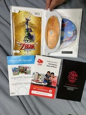 The Legend of Zelda Skyward Sword (Nintendo Wii) w/Music CD new open complete 