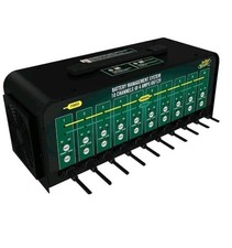 Battery Tender 10 Bank Charger 021-0134 6v12v 4a Lead Acid Lithium Battery Tender 10 Bank Charger 021-0134 6v12v 4a Lead Acid Lithium
