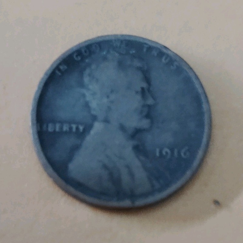 1916 Lincoln Wheat Small Cent Business Strike Philadelphia Brown No MM
