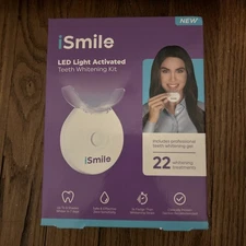 iSmile LED Light Activated Teeth Whitening Kit New Sealed