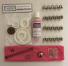 1962 Gottlieb Preview Pinball Machine Maintenance Tune Up Kit