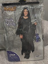 Spirit Halloween Dark Witch Child Costume Size Med 8-10 Girl