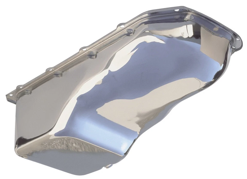 Trans-Dapt 9337, One Chrome Steel Chrome Oil Pan Pontiac Performance Racing Part - Image 3 of 4