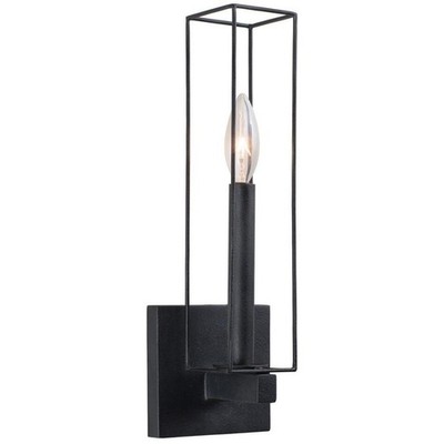 Kalco Lighting 507720BI Allston Wall Sconce Wall Light in Black Iron