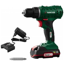 Trapano avvitatore ricaricabile PBSSA 20 Parkside con batteria e caricatore