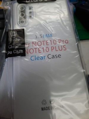 Blade TPU Cover Case Hülle Flexibel Transparent Für Samsung Note 10 Pro, Note 10