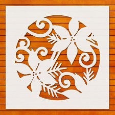 Reusable Flower Stencil Template for Wall Art  DIY Crafts - StencilAir