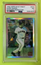 1998 Topps Mystery Finest Barry Bonds #M19 Bordered Refractor