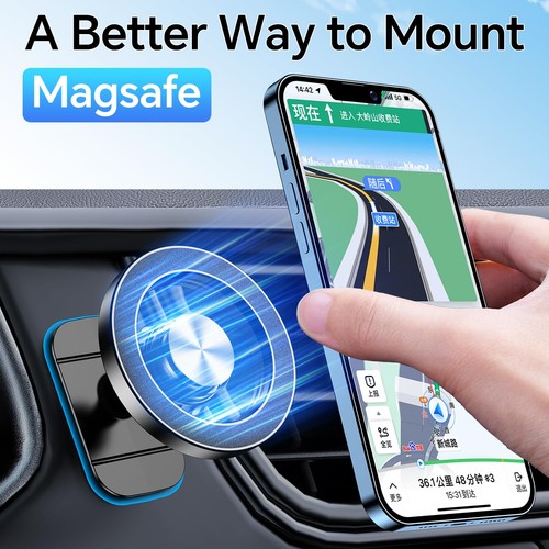 per Magsafe Supporto Auto【20 Magneti Forti】Supporto Telefono Magnetico per Telefono Auto H... - Foto 3 di 9