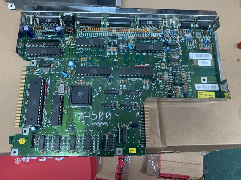 1x AMIGA 500 rev 6A motherboard