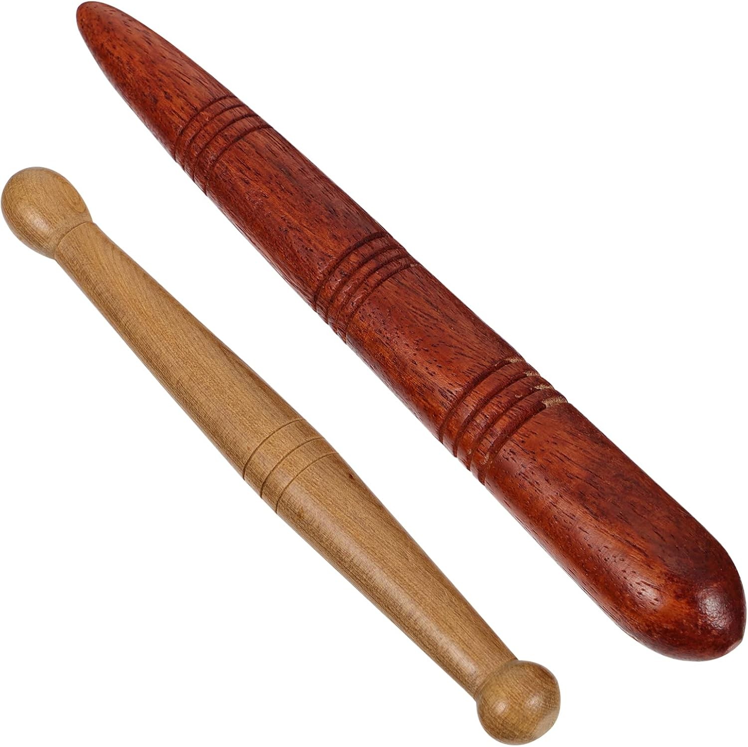 Triggerpunkt Massagegerät 2 Stück Holz Massagestäbchen für Muskeln