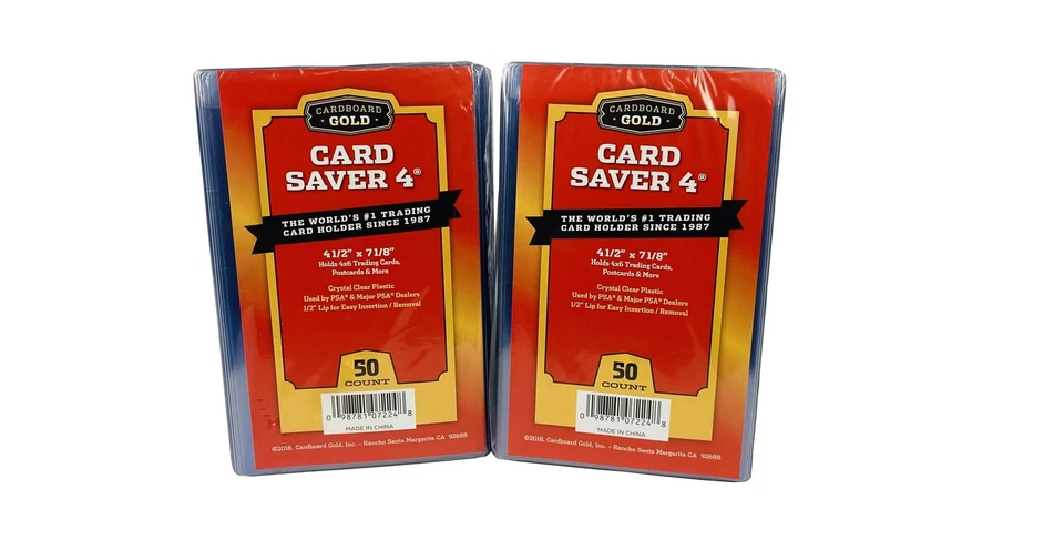 500 Card Saver 4 - Tarjetas Gruesas Tarjetas Clasificación PSA 60pt a 240pt AUTÉNTICO Foto 4 de 4