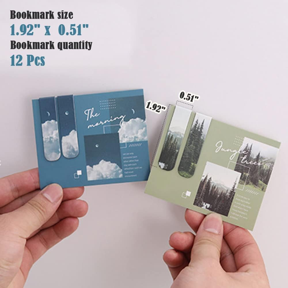 Magnetic Bookmarks Magnet Page Markers, Magnetic Page Clip for Students Teachers