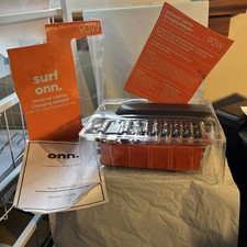 Onn Universal 90W Laptop Charger with 10 Interchangeable Tips New No Box