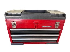 Craftsman 20.5 Portable Mechanics Steel Tool Box 3 Drawers Plastic Organizers Craftsman 20.5 Portable Mechanics Steel Tool Box 3 Drawers Plastic Organizers