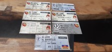 Lot De 7 Tickets de Football- RC.Lens