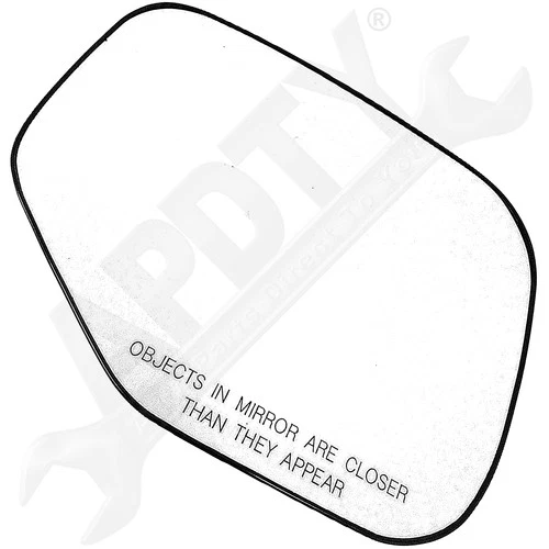 APDTY 67486 Non-Heated Plastic Backed Mirror Right