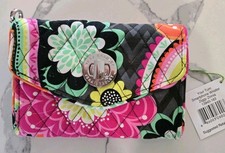 NWT VERA BRADLEY Your Turn Smartphone Wristlet Wallet Floral Quilted
