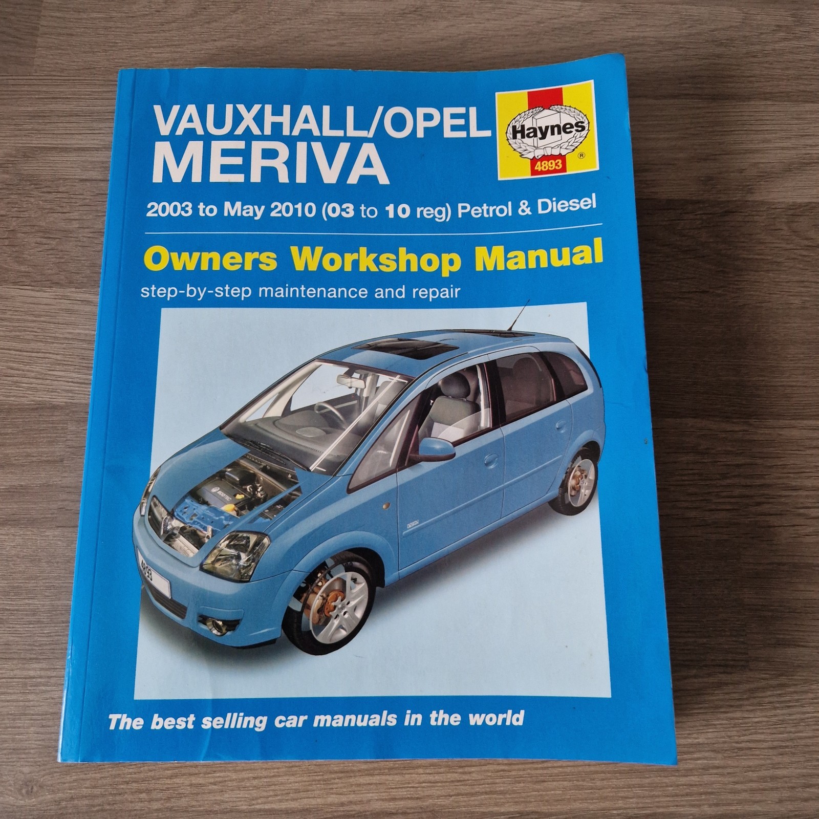 Vauxhall/Opel Meriva Petrol & Diesel (03 May 10) Haynes Service & Repair Manual