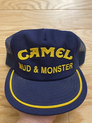 Blue and Yellow Monster Trucker Hat 50th Anniversary Youth Hat – Bigfoot 4X4 main image 2