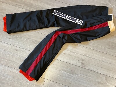 Ambush WKSP Nylon Pants Black L Red Stripe New with tags $700 RRP Windbreakers