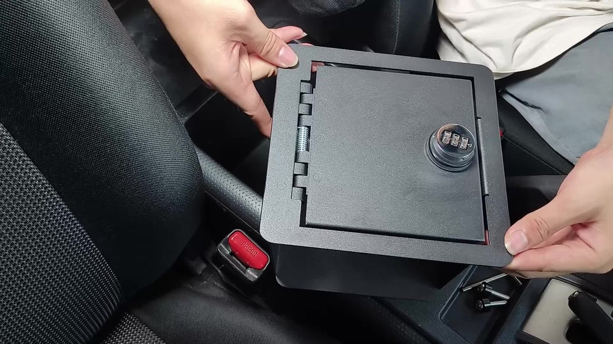 Center Console Gun Safe Storage Box Compatible with Toyota FJ