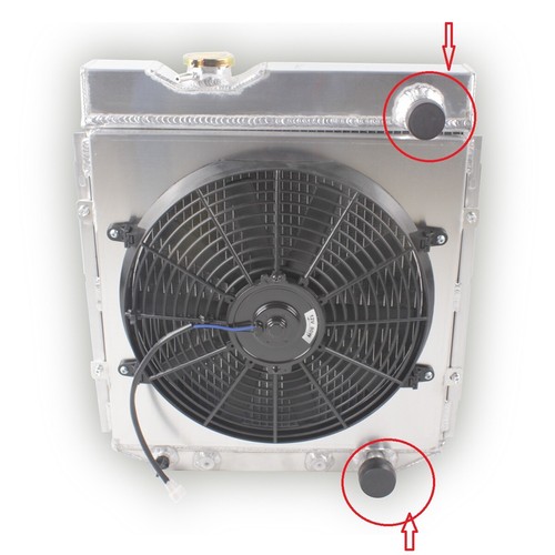 Fit 1965 1966 Ford Mustang Shelby GT350 4.7L 289 V8 3Row Radiator Shroud Fan eBay