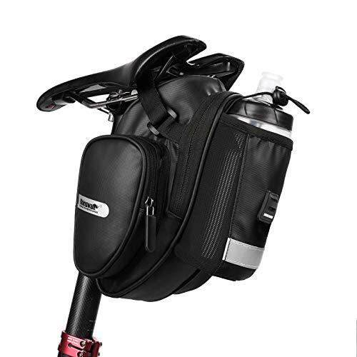 Rhinowalk Bike Saddle Bag Water Bottle Holder Bicycle Under Seat Pack Storage