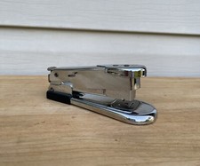 VINTAGE Genuine Arrow No. 105 Chrome Stapler Made In Saddle Brook NJ