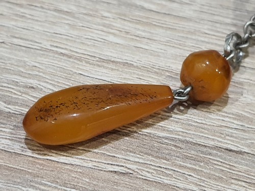 NATURAL OLD ANTIQUE EGG YOLK BALTIC AMBER Neakles 40g - Picture 19 of 24