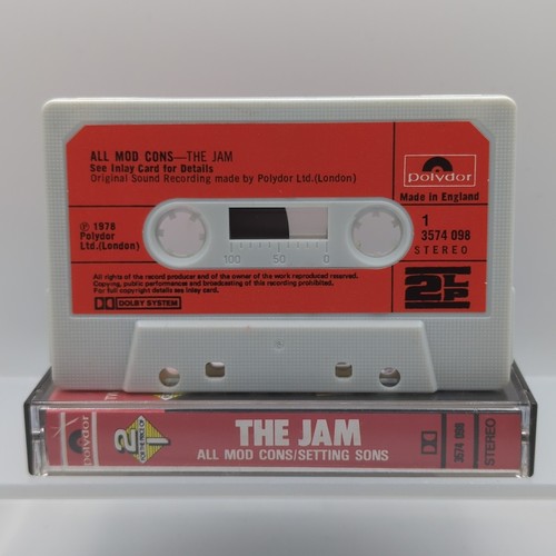 The Jam - All Mod Cons/Setting Sons (Cassette Tape, 1978) 2 On 1 Album - Picture 3 of 5