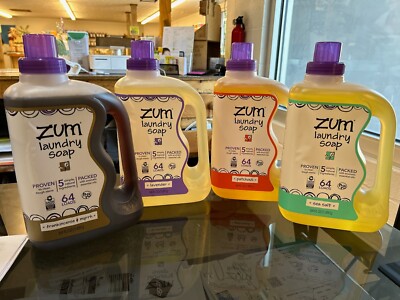 Indigo Wild Zum Clean Laundry Soap, Plant Based Liquid, 64 fl oz - Choose Scent