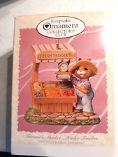 Hallmark Keepsake Ornament Farmer's Market Tender Touches 1997 Club Edition