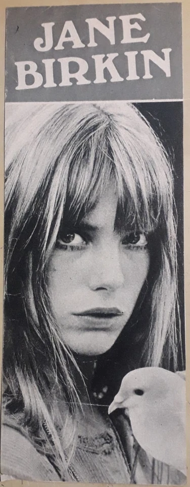 Jane Birkin [Coupure de Presse - 1970] - 17 x 7 cm - Photo 1/1