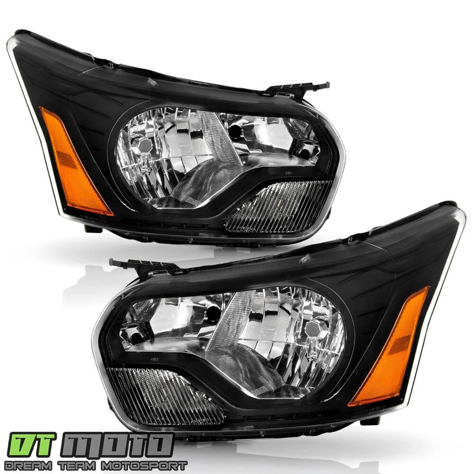 Faros halógenos negros izquierda+derecha Ford Transit 150 250 350 2015-2023 Foto 2 de 4
