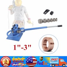 Premium Pipe Tube Bender 1''-3'' inch Manual Tube Bender w/ 7 Dies Tubing Metal!