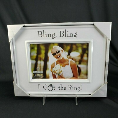 Malden Frame Bling Bling I Got The Ring Engagement Wedding Marriage FLAW