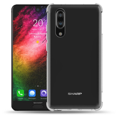 For Sharp Aquos R2 R7 R6 R8 Pro S2 S3 Wish 3 2 Sense 7 Clear Gel TPU Case Cover