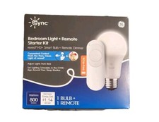 GE Cync Reveal HD Bedroom Light Bulb with Remote Dimmer Starter Kit NEW