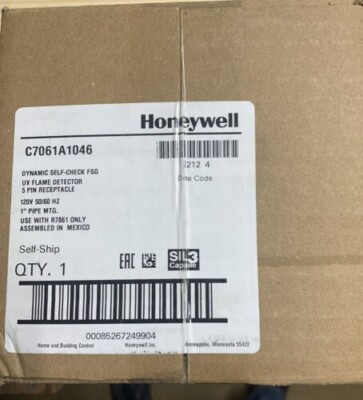 Honeywell C7061A1046 UV Flame Detector 1PC New   #US