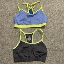 Danskin Now Sports Bra Women's Size Large 12-14  Medium 8-10 Racerback No Pads