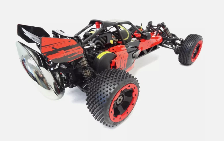 Rovan RC 1/5 Scale 29cc 5B Baja Buggy Gasoline Remote Control Green 49 - Image 4 of 4