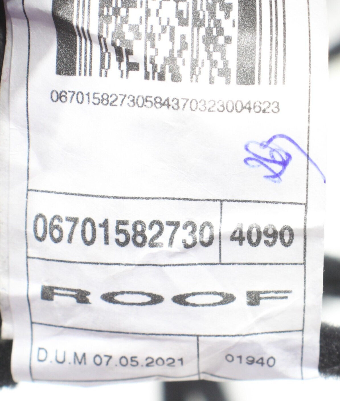 2023 - 2024 MASERATI GRECALE ROOF HEADLINER WIRE WIRING HARNESS OEM