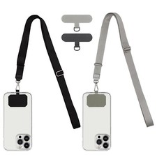 Phone Lanyard, 2 Pack Adjustable Neck Strap 2 Pcs Phone Patches,Cell Phone L...