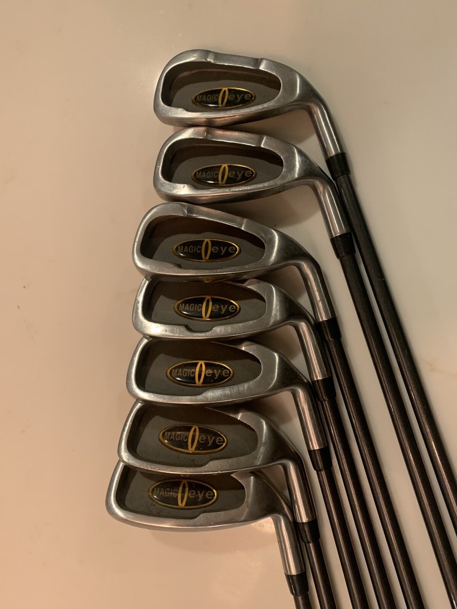 Vintage Toney Penna Magic Eye Iron Set Lot 7 Total Golf 3 4 5