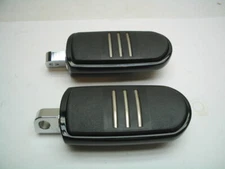 Streamliner Footpegs - Gloss Black - Harley Dyna Softail Touring Trike Sportster