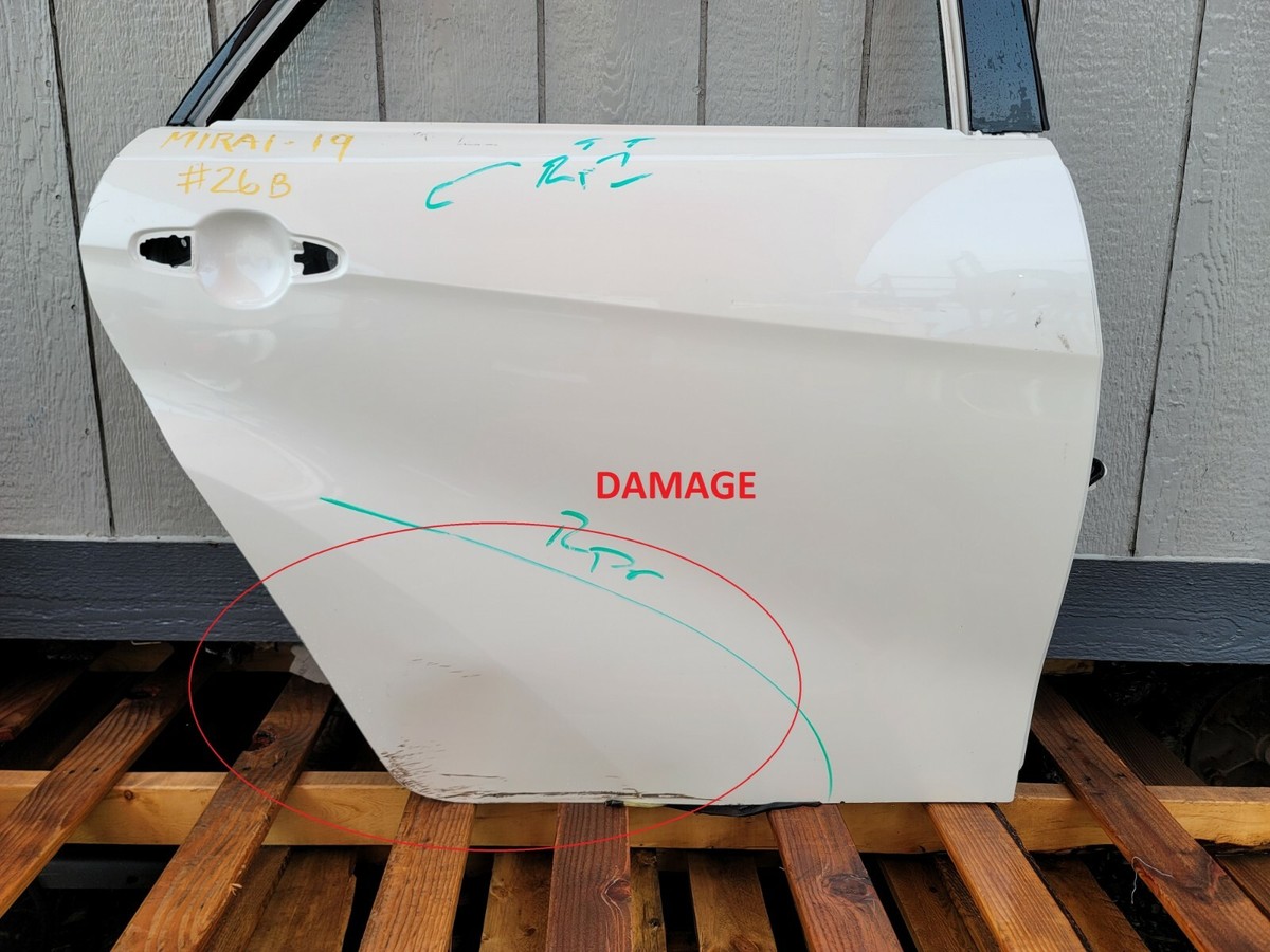 2016-2019 Toyota Mirai Right Rear Door Shell | White | OE
