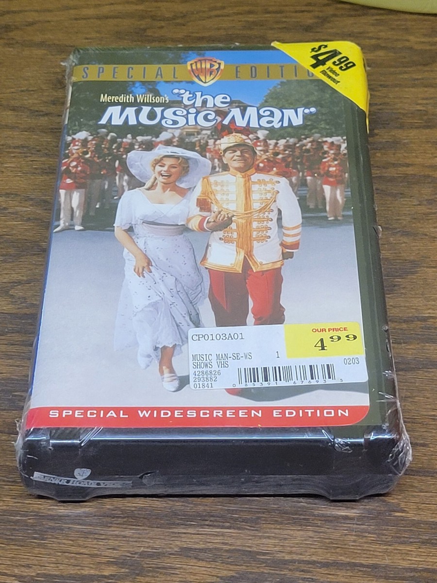 The Music Man VHS 1962 Warner Home Video New Sealed 1989 clamshell